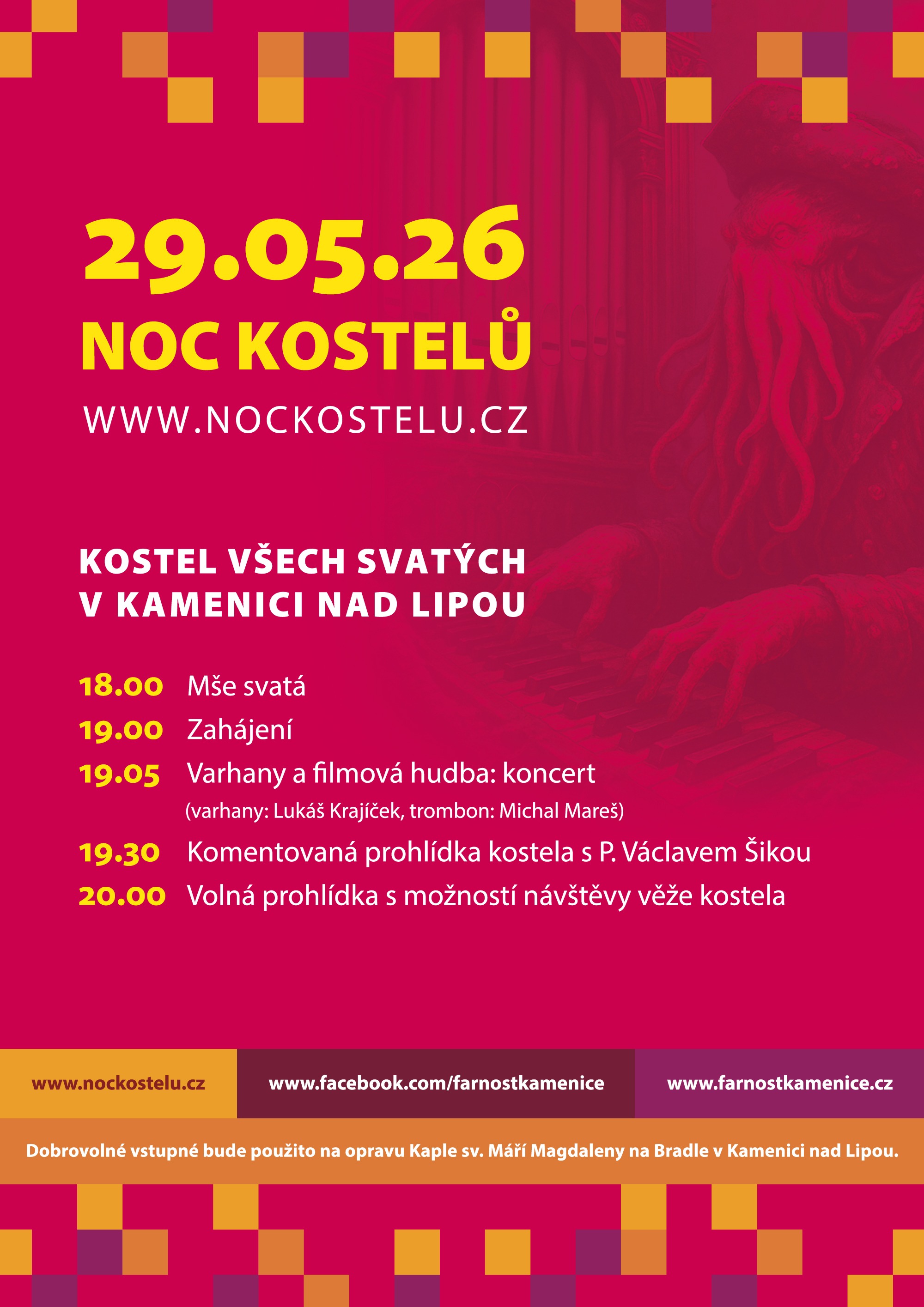 Plakát - Noc kostelů 2026